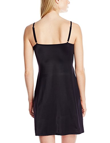 Vanity Fair Women's Plus Size Full Slips for Under Dresses, Tailored-18-Black, X-Large