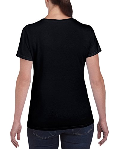 Gildan Women's Plus Size Heavy Cotton Adult T-Shirt, 2-Pack, Black, 3X-Large