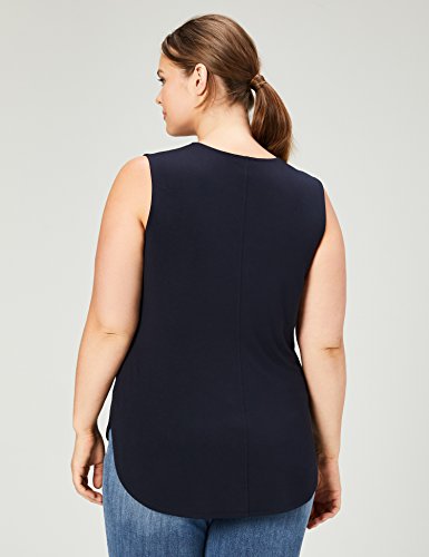 Amazon Brand - Daily Ritual Women's Plus Size Jersey V-Neck Tank Top, Navy, 5X