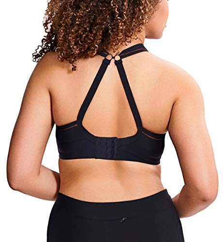 Sculptresse by Panache Women's Plus-Size Non-Padded High-Impact Underwire Sports Bra (#9441), Black, 42DD