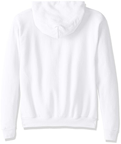 Hanes Men's Pullover EcoSmart Fleece Hooded Sweatshirt, white, X Large